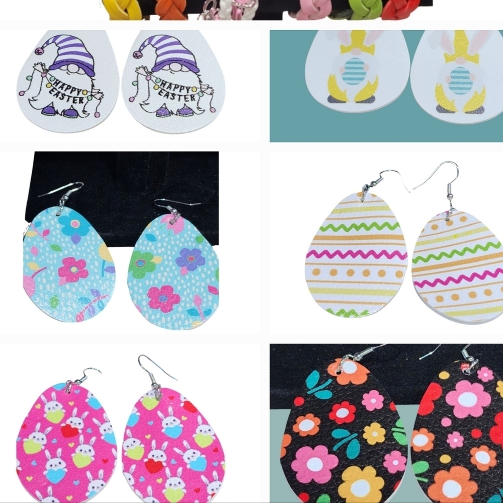 Spring Easter Earring and Bracelet Set - Picture 9 of 9